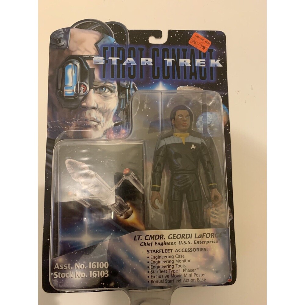 Playmates Star Trek First Contact Lt. Cmdr. Geordi LaForge Action Figure NEW